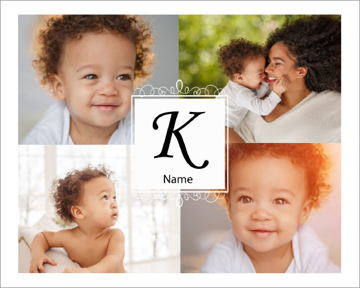 Picture of Monogram letter - 11x14